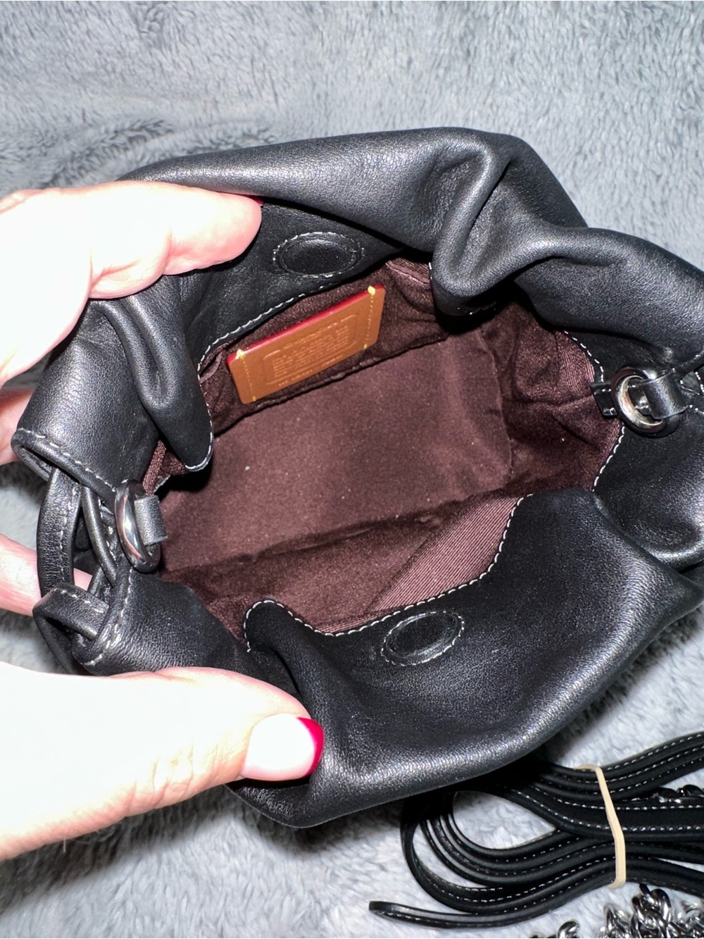 Coach Faye Mini Drawstring Bag - Picture 8 of 12